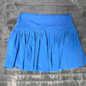 OFFLINE by Aerie Real Me Pleated Tennis Skort Blue Size Medium Activewear Skirt